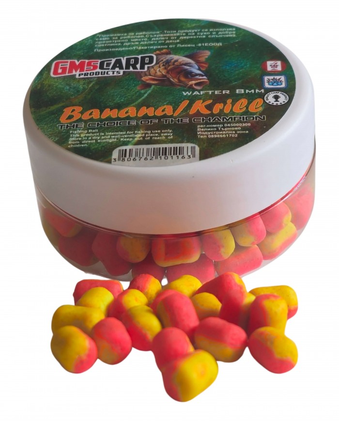 Двукомпонентен Вафтер Дъмбел Банан и Крил 8мм