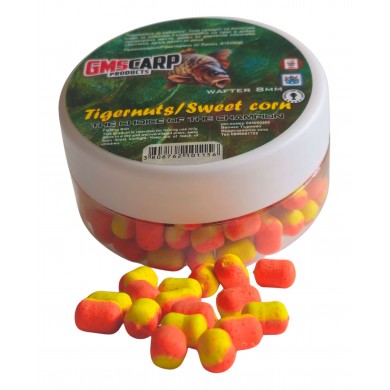 Двукомпонентен Вафтер Дъмбел Тигров Фъстък & Сладка Царевица 8мм