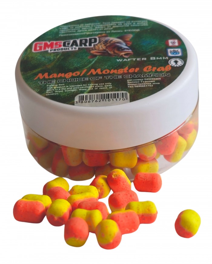 Двукомпонентен Вафтер Дъмбел Манго & Monster Crab 8мм