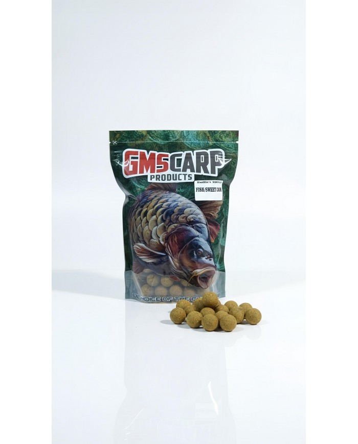 Пакет Протеинови Топчета за Захранка Fish & Sweet Corn 20ММ 1кг