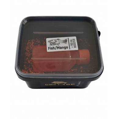 Фидер Пакет Пелети с бустер Манго с Риба