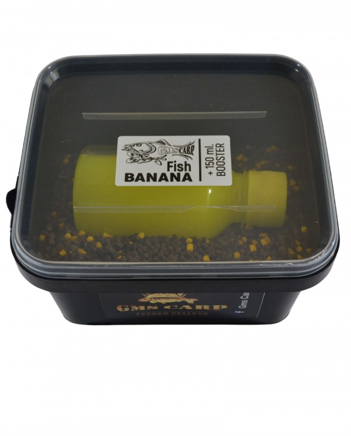 Фидер Пакет Пелети с бустер Банан с Риба