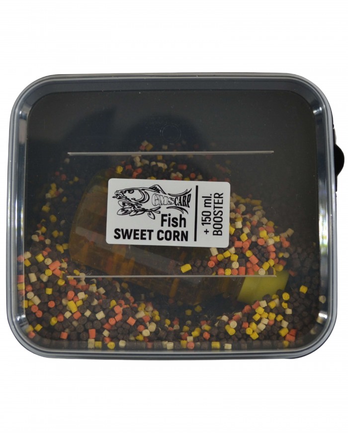 Фидер Пакет Пелети с бустер Сладка Царевица с Риба