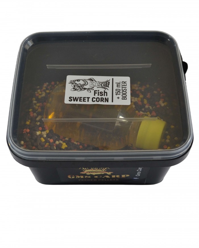 Фидер Пакет Пелети с бустер Сладка Царевица с Риба