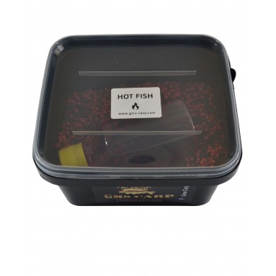 Фидер Пакет Пелети с бустер Люта Риба