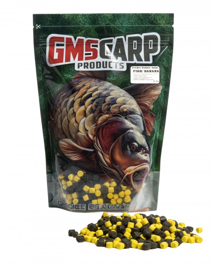 Рибни Пелети за захранка Риба & Банан 4мм