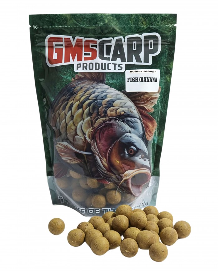 Пакет Протеинови Топчета за Захранка Риба & Банан 20ММ 1кг