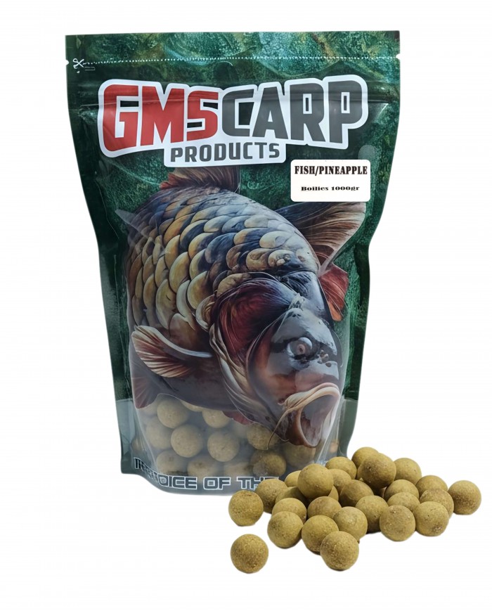 Пакет Протеинови Топчета за Захранка Риба & Ананас 20ММ 1кг